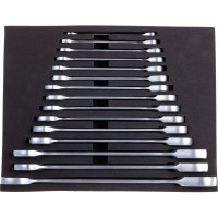 Набор ключей IZELTAS комбинир. с трещоткой 8-24мм 15 пр. , 340002115