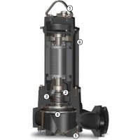 Дренажный погружной насос ZENIT DRG 550/2/80 P0FT5 NC Q TS 2SIC 10 400V 100543433