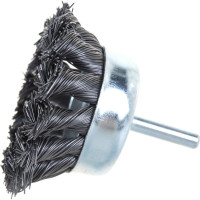 Кордщетка чашеобразная стальная витая 65 мм, в блистере ROCKFORCE RF-BCR125(29066)