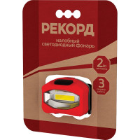 Налобный фонарь РЕКОРД SH-350 3xLR03, рассеянный свет 2W 23173