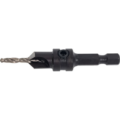 Зенковка оправка коническая со сверлом (3 мм, хвостовик HEX1/4) WPW HS03004S