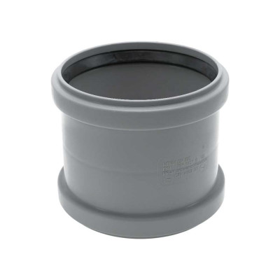 Канализационная двойная муфта Ostendorf 125 мм 116510