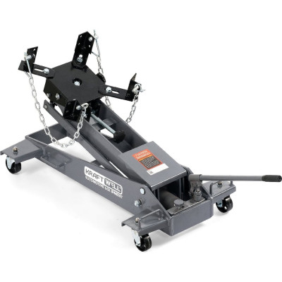 Гидравлическая подкатная тележка для агрегатов трансмиссии KraftWell г/п 1500 кг KRWLTJ1.5