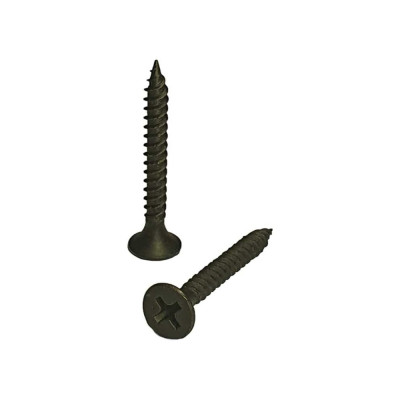 Саморез черный усиленный фосфатированный по металлу 3.5x32 мм, ph2, 10 кг GSMETZ 1013532