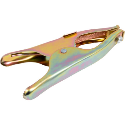 Клемма заземления KY1056 500 aмпер, губки-латунь, коса (пластина) энаргит KY1056-500A