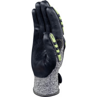 Трикотажные антипорезные перчатки с нитриловым покрытием Delta Plus VV910JA, р.11 VV910JA11