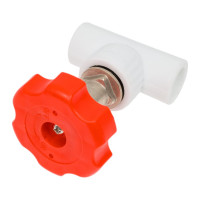 Запорный клапан VALFEX PP-R белый, 20х90° 10146020 127-0190