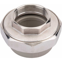 Муфта комбинированная разъемная с внутренней резьбой VALFEX PP-R серая, 63 мм х2" 10155050Г 127-0340