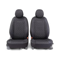 Получехлы на передние сиденья AUTOPROFI SOFT SFT-0405 BK/BK