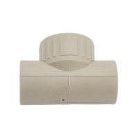 Тройник VALFEX PP-R серый комбинированный  Дн 25х3/4 ВР 10127025Г 127-1095
