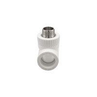 Комбинированный тройник VRT наружная, 25х1/2х25 EVER plast, белый, Россия 538251