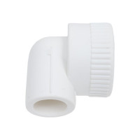 Комбинированный уголок Blue Ocean полипропиленовый, ВР - 20x3/4 PPRF/IT90E(W)-20x3/4"