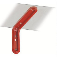 Кронштейн ALDEGHI LUIGI SPA FUTURA 194х130х36 мм, оцинкованный, цвет: красный 2523VR20_P8