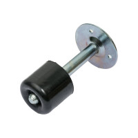 Дверной напольный ограничитель Левша 100 мм, черный У4-9562.Ч