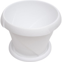 Кашпо с поддонником Martika Флориана 9.2 л, диам. 315 мм, белое С388БEЛ