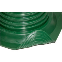 Кровельная прямая проходка Borge №4 (d=95-197, 275x275mm, RAL 6005 зеленый), силикон 01.235.03.03.01.000.6005