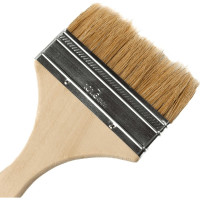 Плоская малярная кисть SAMGRUPP с деревянной ручкой, 100 мм, 4" SAMC-027001100