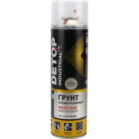 Грунт кислотный INDUSTRIAL №1, красно-коричневый, аэрозоль 650 мл Detop DTI-A07676