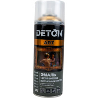 Эмаль с зеркальным и металлическим эффектом Deton ART золото-хром, аэрозоль 520 мл DTN-A70690