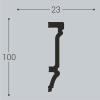 Наличник Bello deco XPS Н 13 100x23 мм 00-00105557