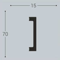 Наличник Bello deco XPS Н 17 70x15 мм 00-00105279