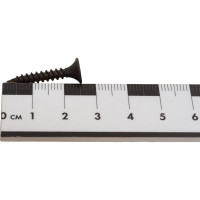 Саморез черный усиленный фосфатированный по металлу 3.5x25 мм, ph2, 10 кг GSMETZ 1013525