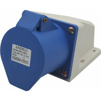 Стационарная розетка ANDELI AM-123 32A 220В~250В 2P+E IP44 ADL13-016