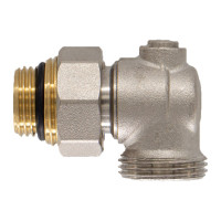 Мультифлекс, узел для нижнего углового подключения СТМ Н-образный, с шаровым краном CARMFX21