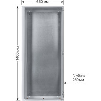 Щит с монтажной панелью TDM щмп-7-0 (1400x650x250) ip54 народный эконом SQ0905-3414