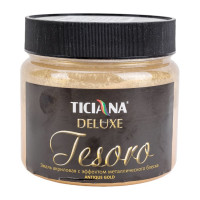 Акриловая эмаль с эффектом металлического блеска Ticiana DeLuxe Tesoro античное золото, 0.4 л 4300004120