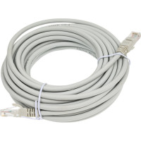 Неэкранированный патч-корд Cabeus U/UTP, категория 6, 2xRJ45/8p8c, серый, LSZH, 10м PC-UTP-RJ45-Cat.6-10m-LSZH