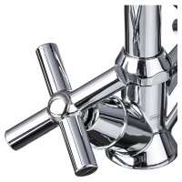 Смеситель для кухни СоюзКран поворотный излив 20см, керам. кран-буксы 1/2 SK01-T217 566-057