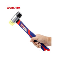 Молоток-киянка WORKPRO двухсторонняя, ПВХ пластик WP241036