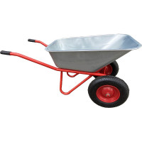 Строительная тачка SevenBerg 110 л, на 2-х надувных колесах 4687203268459