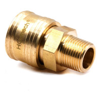 Соединение быстросъемное пневматическое HQ-SM12 «мама»-нар. резьба 1/2" (латунь) HQ-mech УТ000002468
