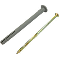 Дюбель-гвоздь Tech-Krep полипропилен, грибовидная манжета, SM-G 6x80 мм, 500 шт. 125224