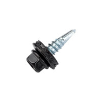Кровельный саморез Daxmer 5,5х19 RAL 9005, сверло №3, 250 шт. 00000305513