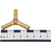 Разветвитель Y-образный елочка 6 мм с хомутами ROCKFORCE RF-E102-5/1(1763)