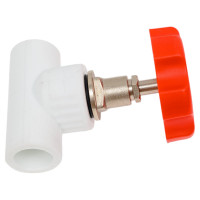 Запорный клапан VALFEX PP-R белый, 20х90° 10146020 127-0190