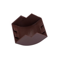 Внешний угол EKF 40х25мм, 4 шт, Plast, PROxima, под темное дерево obd-40-25x4