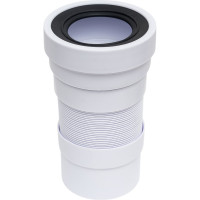 Фановая труба McAlpine раздвижная, L230-440 мм, гофрированная MRWC-F23P