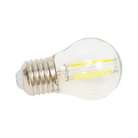 Светодиодная лампа General Lighting Systems Филамент прозрачный E27 7Вт 230В 530Лм 6500К Холодный белый свет Шар GLDEN-G45S-7-230-E27-6500 649905