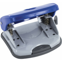 Дырокол BRAUBERG "Original", до 25 листов, синий, 222543
