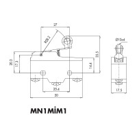 Мини-выключатель Emas MN1MIM1