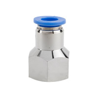 Фитинг цанговый прямой с внутренней резьбой 1/2F для трубки диаметром 10 мм SHPI PCF 10-R04