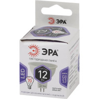 Светодиодная лампа (LED) ЭРА, MR16 12W 860 GU5.3 диод, софит, 12Вт, холодный, 10/100/4200 Б0049075