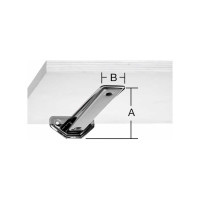 Кронштейн VORMANN 3-F-Linear 190х38 мм, оцинкованный цвет: коричневый, 00166 190 B