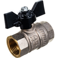 Шаровой кран LD Pride латунь никель Ду15 Ру40 ВР 007-9920