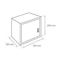 Корпус Электростандарт ЩМП-2.3.1-0 300*250*150мм IP31 821232