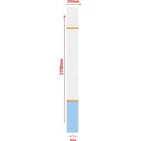 Панель ПВХ КронаПласт Unique подводный мир фон, 1 шт. 00-00026090